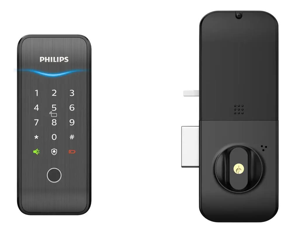 Cerrojo Philips 5100-5hbks Huellas, Codigos, Tarjetas 2