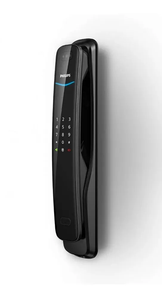 Cerradura Digital Philips 702-fvp Facial, Huella, Clave Negro - foto 1