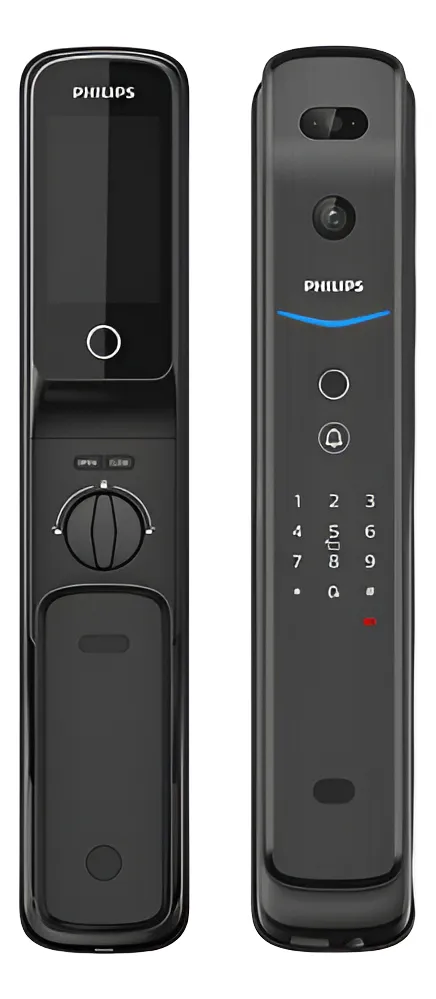 Cerradura Biométrica De Reconocimiento Facial Philips 709 Color Black - foto 1