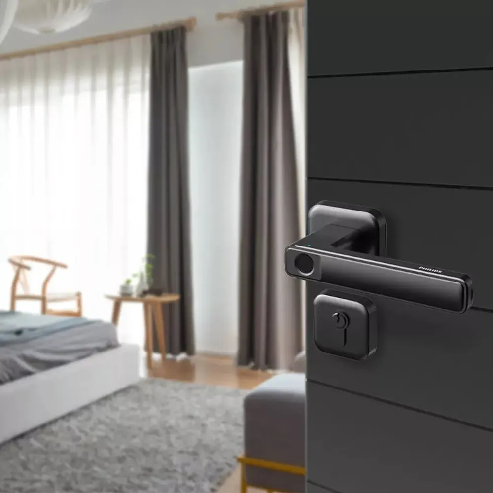 Cerradura Digital Philips Ddl101 Para Puertas Internas Color Negro 4