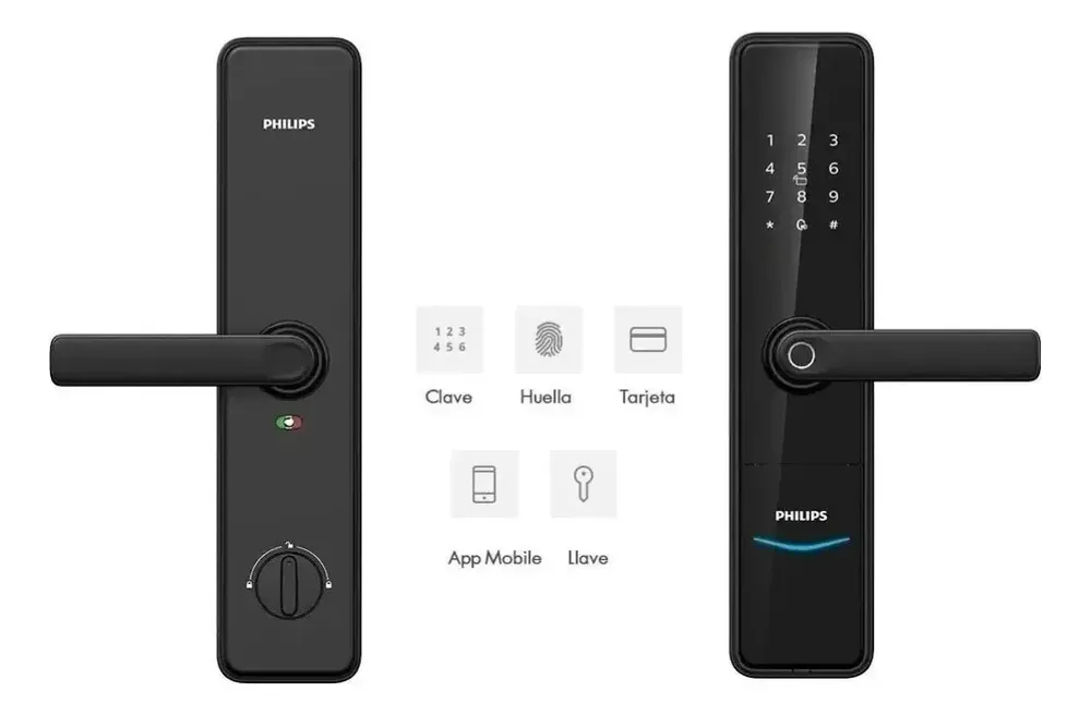 Cerradura Electronica Digital Philips Ddl603 Wifi Huella 4