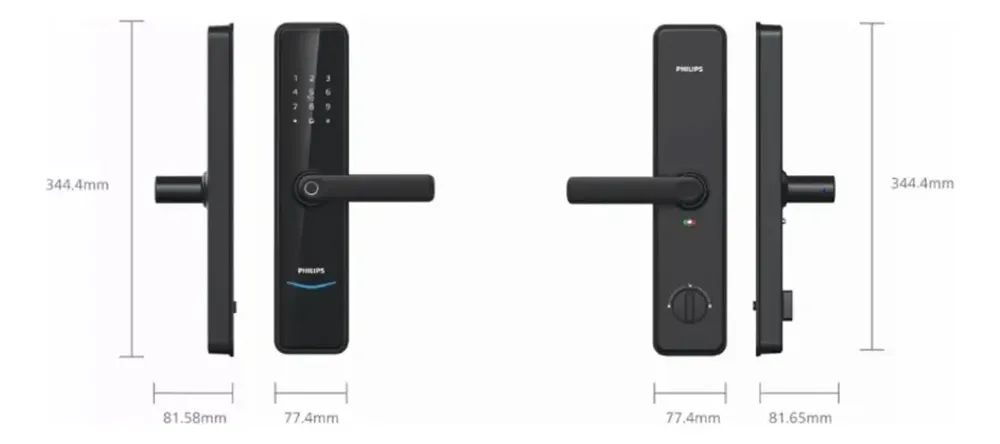 Cerradura Electronica Digital Philips Ddl603 Wifi Huella 8