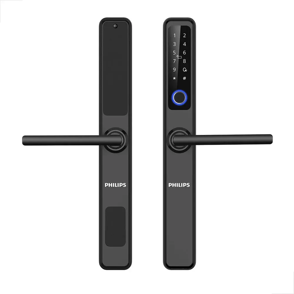 Cerradura Electronica Digital Philips Modena Aluminio Ddl608 Negro 5