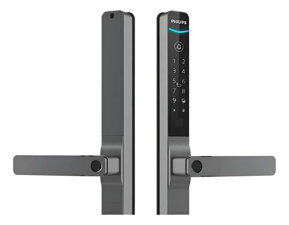 Cerradura Eléctrica Philips Ddl611 Negra Black. Angosta 5hbs 2
