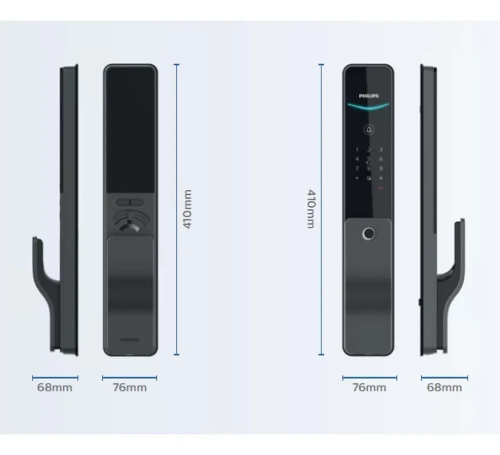 Cerradura Digital Ddl801 Philips Cierre Automático Wifi Opci 7