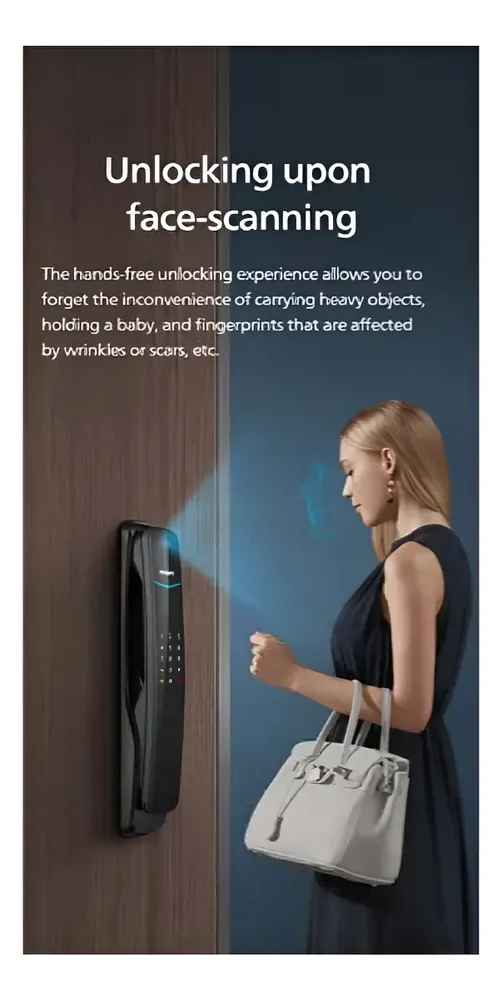 Cerradura Inteligente Philips Wi-Fi (huella, clave, tarjeta y app) 2
